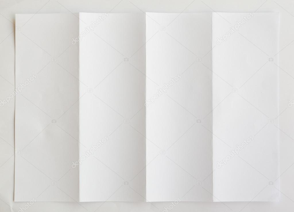 white textured sheet of paper folded