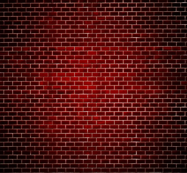 Pared decorativa de ladrillo rojo —  Fotos de Stock