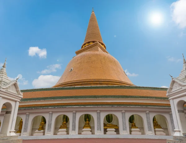 Wat phra pathom chedi stoepa — Stockfoto