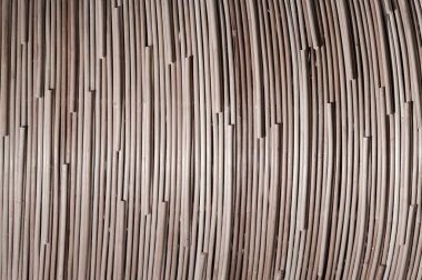 Kahverengi el halısının geleneksel Thai tarzı doğa arka planı mobilya malzemesi için el dokuma dokusu rattan yüzeyi