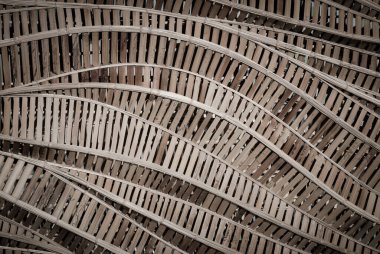 Dalga kahverengi el halısının modern tarz doğa arka planı dekoratif duvar için bambu dokusu dokusu dokusudur