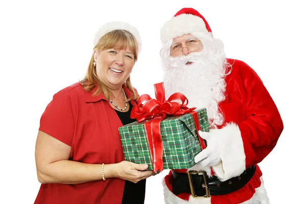 Santa a jeho žena — Stock fotografie