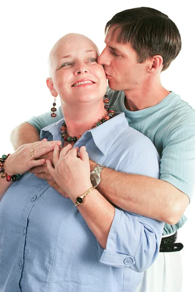 Paciente de Câncer e seu marido — Fotografia de Stock