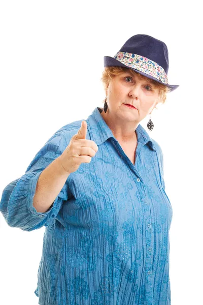 Middle-aged Woman - Bossy — Stock Photo, Image