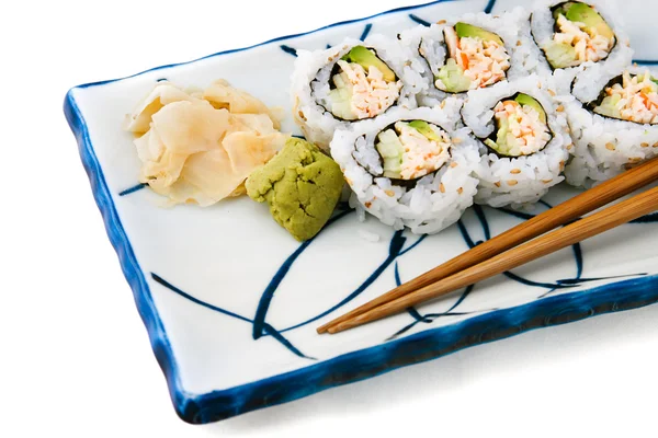 Sushi - California Roll — Stock Image Sushi - California Roll Royalty Free Stock Images