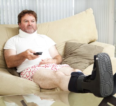 At Home With Injuries clipart