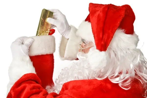 Санта-Клаус - писака панчіх — стокове фото