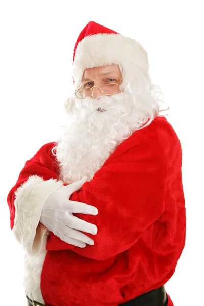 Porträtt av glada jultomten — Stockfoto