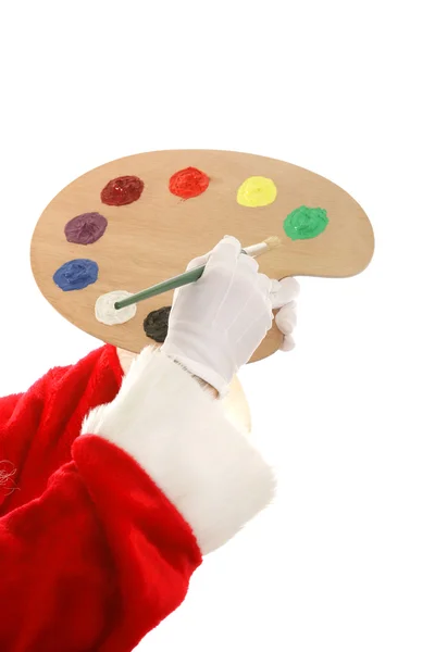 Weihnachtsmann-Farbpalette — Stockfoto
