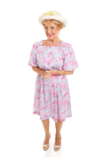 Southern Senior Lady - isolato — Foto Stock