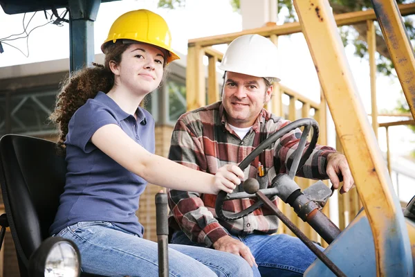Berufsausbildung im Baugewerbe — Stockfoto