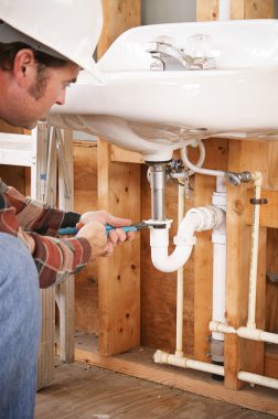 Tesisatçı yükleme lavabo