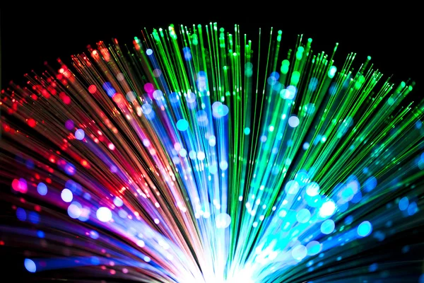 Illuminazione a fibra ottica — Foto Stock