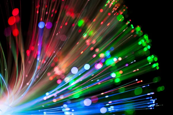 Illuminazione a fibra ottica — Foto Stock