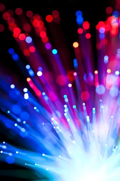 Illuminazione a fibra ottica — Foto Stock