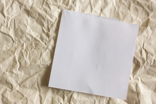 Παλιά τσαλακωμένο χαρτί — Φωτογραφία Αρχείου