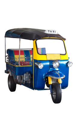 izole, Tayland üç tekerlekli bisiklet - tuk tuk