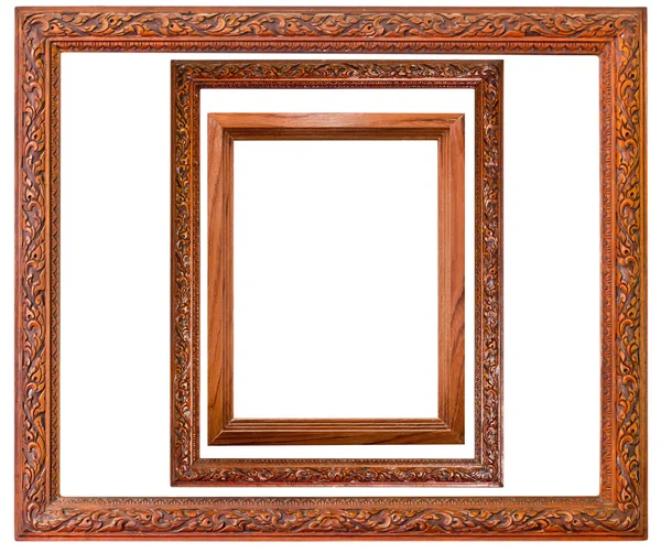 Isolated vintage photo frame — Stock Photo, Image