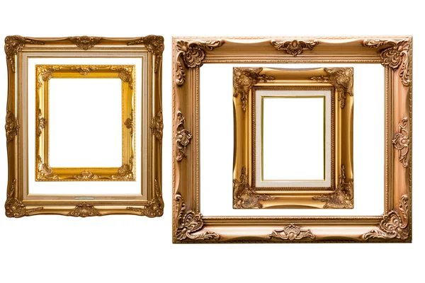 Isolate Wooden frame — Stock Photo, Image