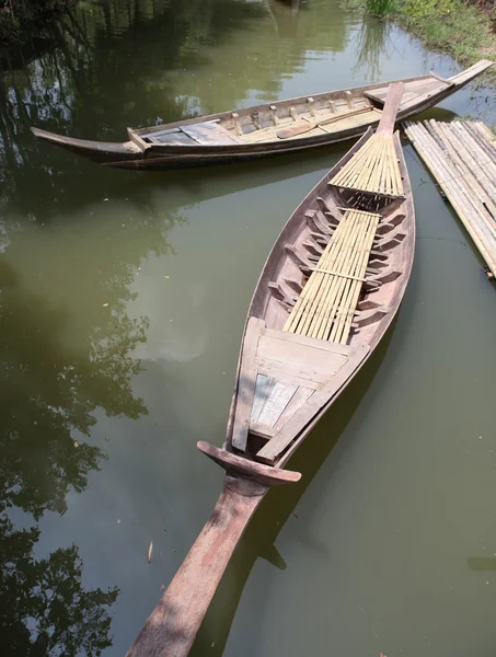 Vintage două barci din lemn — Fotografie, imagine de stoc