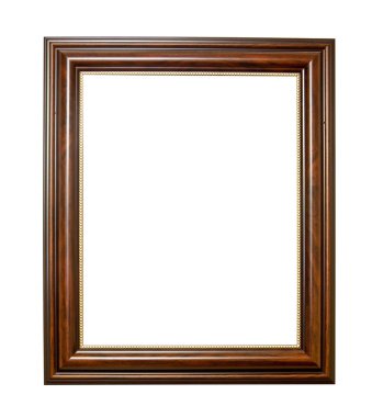 XXL izole ahşap fotoğraf çerçevesi