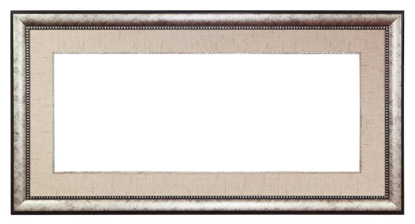 XXL-Isolated wooden Photo Frame — Stock Photo, Image