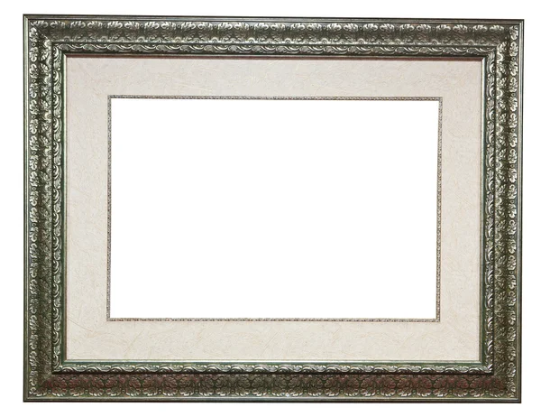 XXL-Isolated wooden Photo Frame — Stock Photo, Image