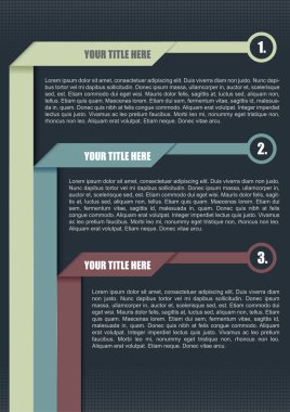 vektör soyut kavram broşür, poster veya el ilanı