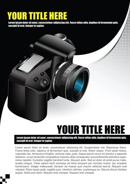 vektör arka plan dijital SLR fotoğraf makinesi ile
