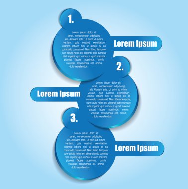 Mavi soyut vektör arkaplanı