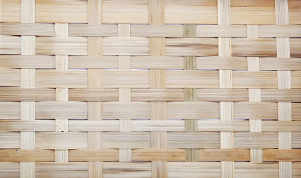 Rejilla de madera, el fondo de madera tejida — Foto de Stock