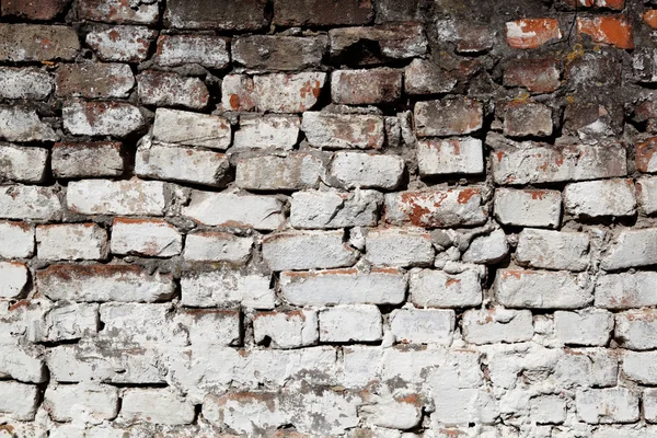 Patrón de fondo de pared de ladrillo con textura de pintura blanca vieja —  Fotos de Stock