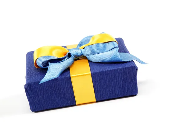 Gift pack on a white background. — Stock Photo, Image