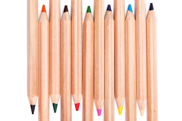 Lápis de cor isolado no fundo branco — Fotografia de Stock