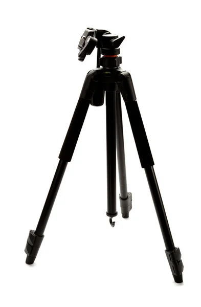 Beyaz arka plan üzerinde izole profesyonel fotoğraf tripod. — Stok fotoğraf