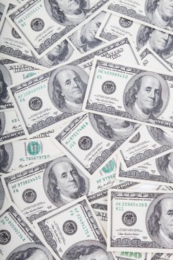 arka plan için yüz dolar faturaları.