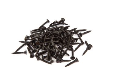 avuç beyaz zemin üzerine izole vidası.