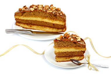 fındıklı çikolatalı pasta.