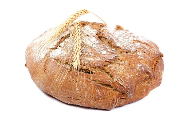Хліб житніх і пшеничних вух . — стокове фото
