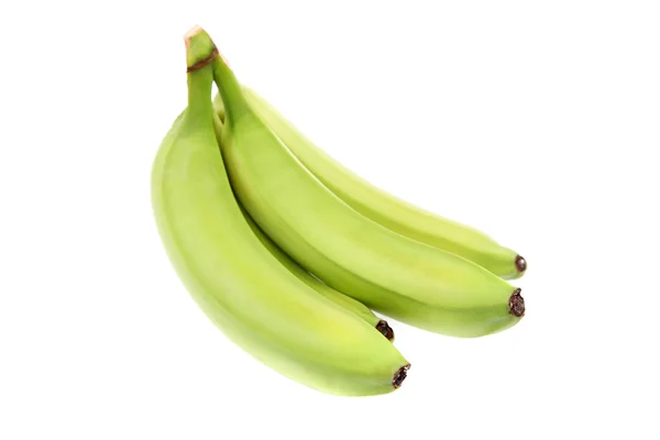Fruit banane isolé sur fond blanc. — Photo