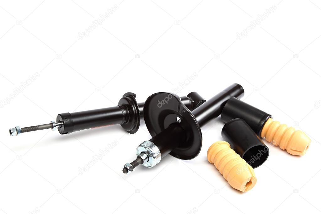 Car shock absorbe and bump stops.