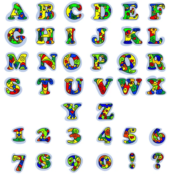 Alphabet — Stockvektor