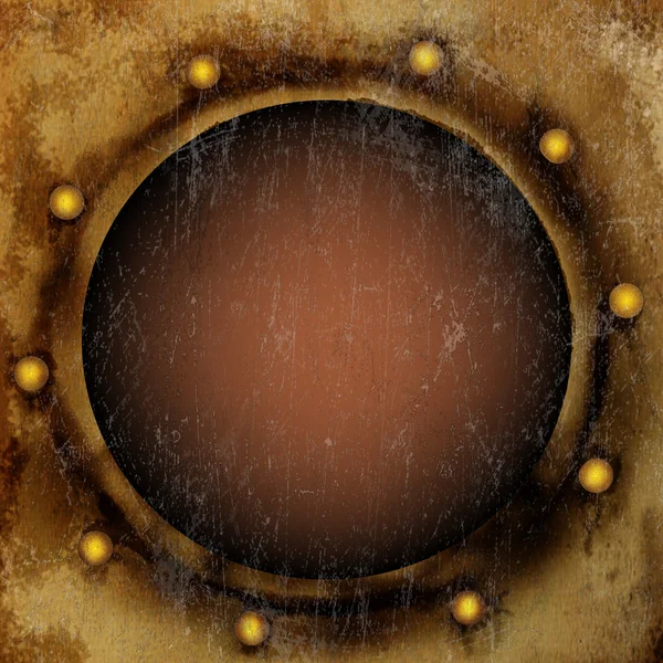 Steampunk grunge çerçeve
