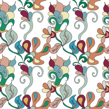 Dekoratif seamless modeli