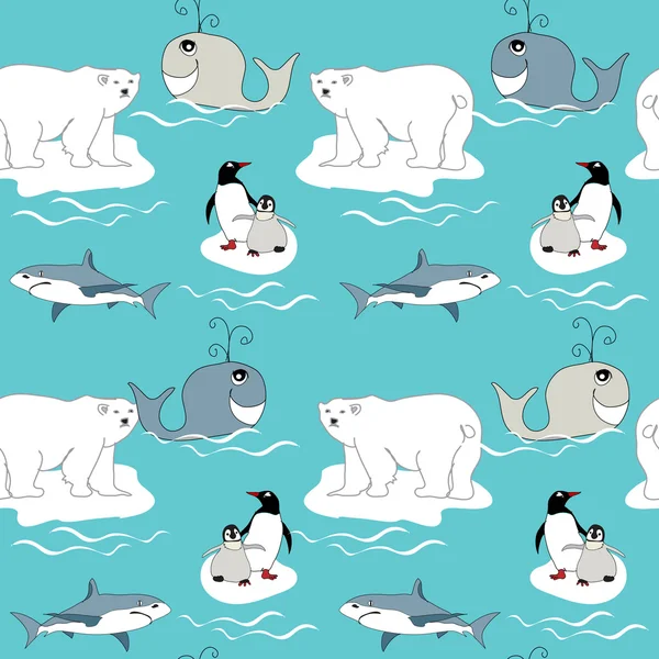 Kutup hayvanları seamless modeli