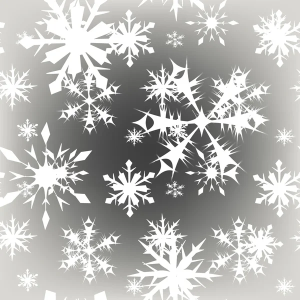 Vintersömlöst mönster — Stock vektor