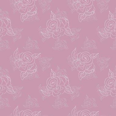 Dikensiz gül deseni