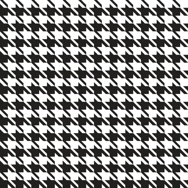 Houndstooth 원활한 패턴 — 스톡 벡터