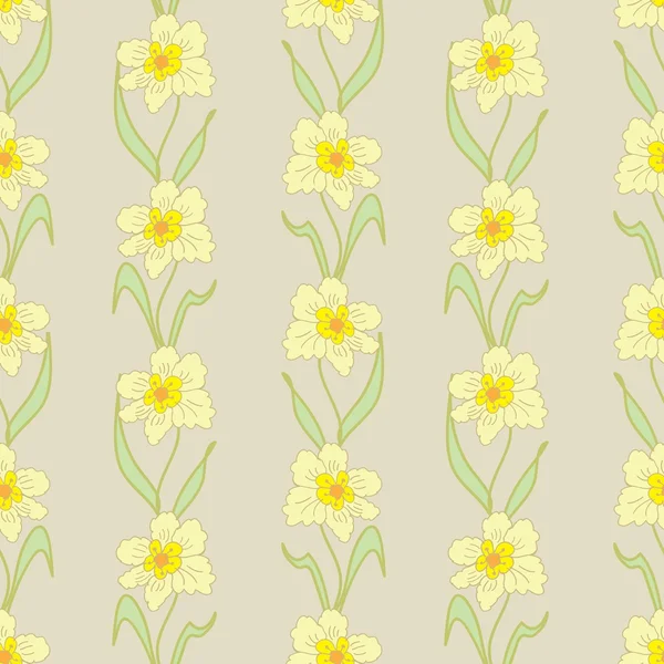 Patrón sin costura floral de Pascua — Archivo Imágenes Vectoriales