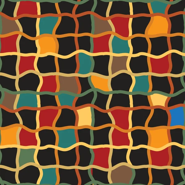 Abstracte exotische naadloze patroon — Stockvector